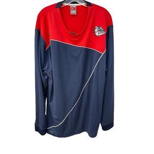 Nike Size XL Gonzaga Bulldogs NCAA Fan Apparel Long Sleeve Shirt